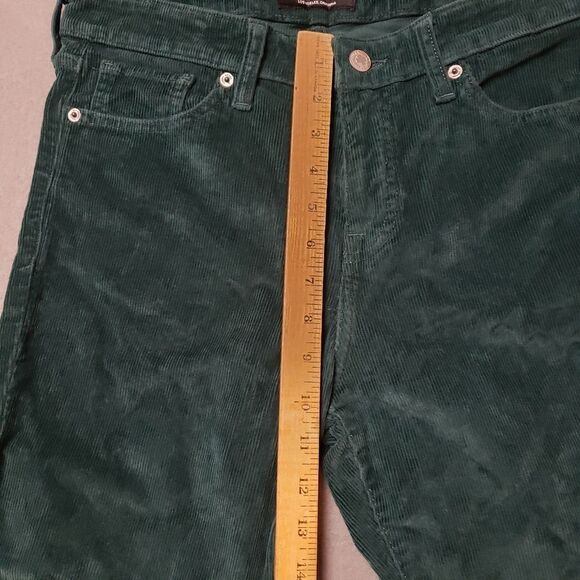 Lucky Brand Cords Ava Skinny Green Corduroy Pants - Picture 14 of 15